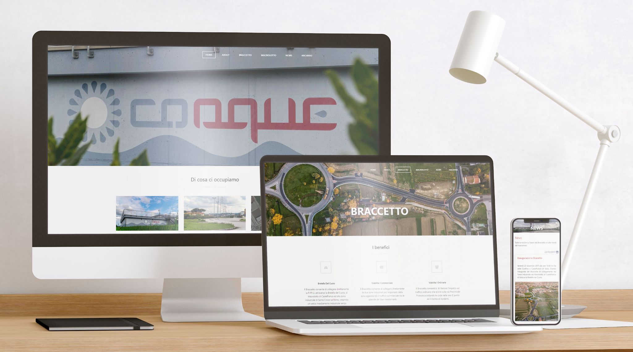 Coaque website website mockup